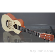 Yüzey fincan deseni ukulele